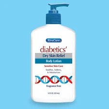XtraCare Diabetics Dry Skin Body Lotion, Fragance Free - 12 fl oz