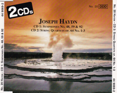 2xCD Haydn Symphonies No. 48, 59 & 92 / String Quartets Op. 64 No. 1-3 Pilz