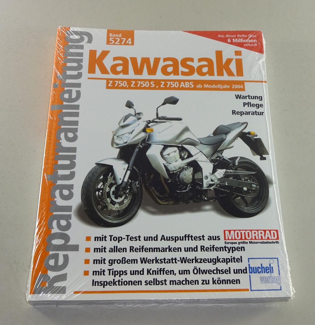 Thumbnail - Reparaturanleitung Kawasaki Z 750, Z 750 S, Z 750 Abs - Ab Modelljahr