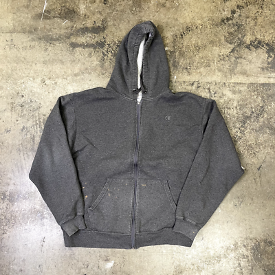 vintage champion zip up hoodie