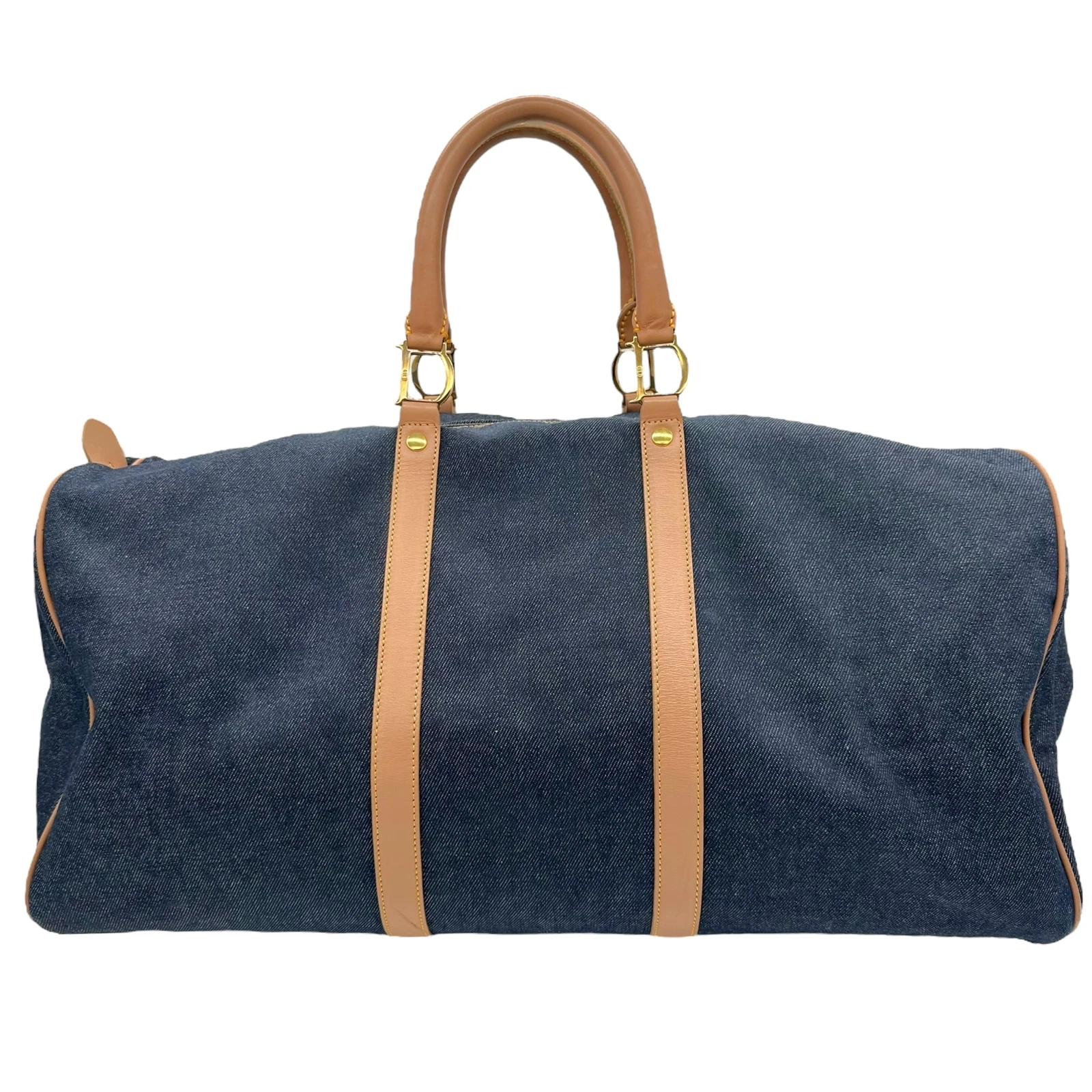 Sac de voyage Christian Dior bleu en jean