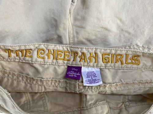 Pantaloncini da ragazza marrone chiaro/beige taglia 16 ricamati - Foto 3 di 3