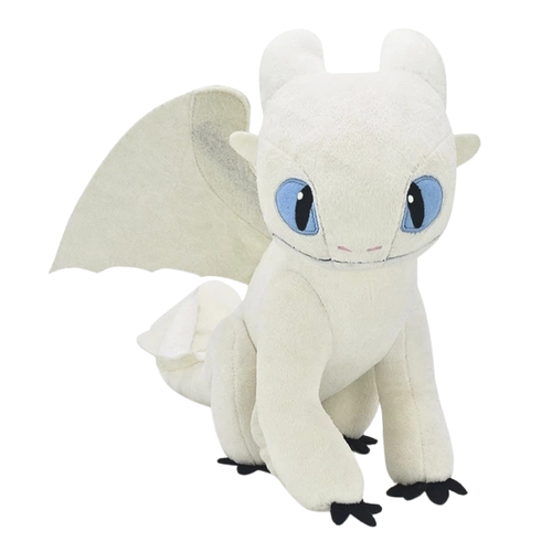Light Fury Plush Doll 12" How to Train Your Dragon 3 Stuffed Animal Soft Toy - Picture 2 of 11
