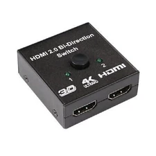 2 in 1 Out Bi-directional HDMI 2.0 Switch 4K 1080 HDCP HDTV PC Screen Splitter