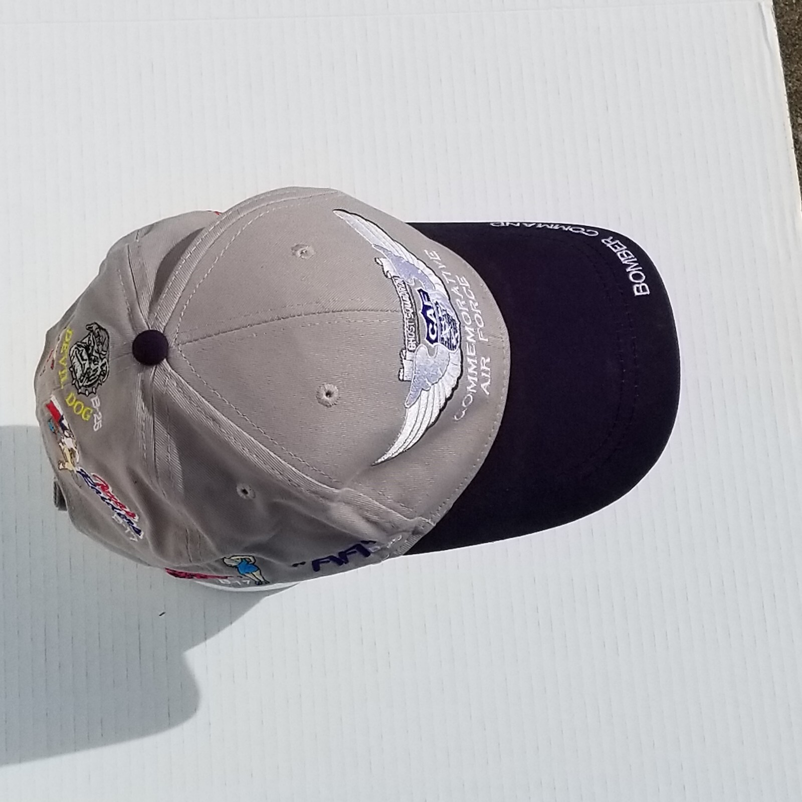 Air Force Ghost Squadron Hat Hook Loop Snapback B… - image 10