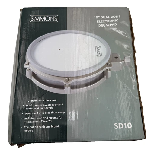 Simmons Titan 50 10in Dual Zone Drum Pad