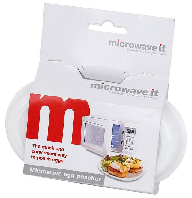 MICROWAVE EGG POACHER SAVES TIME EGGS MADE EASY NO MESS COOKING ESSENTIALS