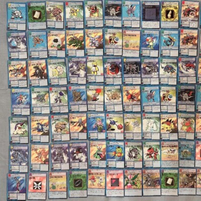 Digimon Cards Old set of 116 Bandai Trading Card Japan | eBay