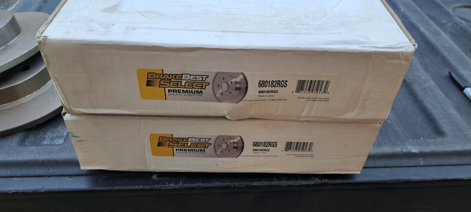 BRAKE BEST 680182RGS Rotor de Freio Traseiro Para 04-11 Ford Lincoln F-150, 2 ROTORES - Imagem 2 de 4