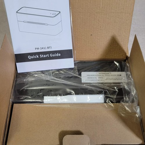 Logistics PM-241-BT Bluetooth Wireless Thermal Label Printer 4x6, Black - 第 3/4 張圖片