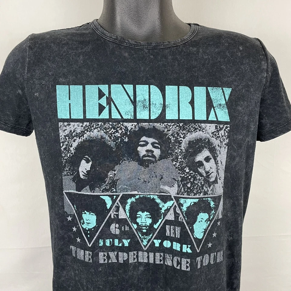 Jimi Hendrix The Experience Tour Karl Ferris Tee T-Shirt Band Shirt size L - Image 3 of 4