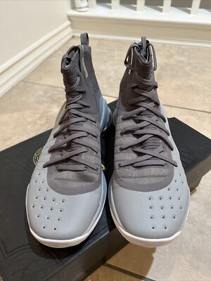 Under Armour Curry 4 More Buckets Cool Grey Basketball shoes  display picture 1