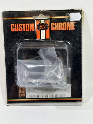 Custom Chrome 46-015 Chrome Shifter Peg with Flat Rubber Ribbed S 152