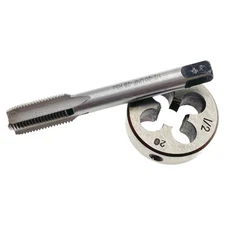 1/2-20 Tap Die Set RH Right Hand HSS 1/2 - 20 UNF 1/2x20