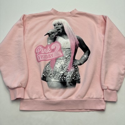 Pink Friday 2 Nicki Minaj Tour Crew Gag City Reloaded Rap Sweatshirt Medium