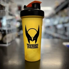Marvel Wolverine Logan Shaker W/Blender Ball and Coil  24oz *New* FREE SHIPPING!
