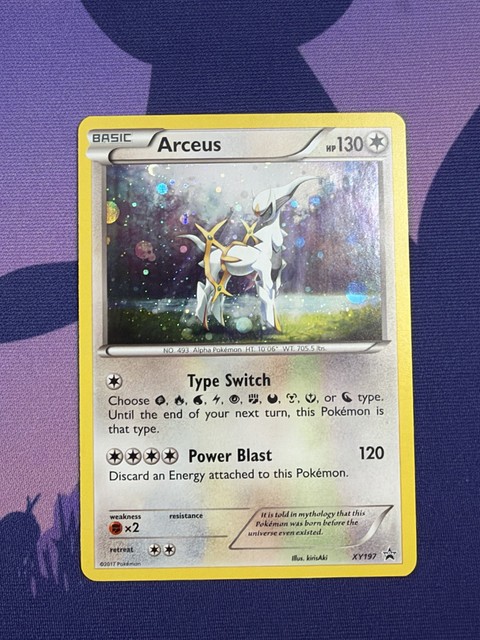 Pokemon Arceus XY197 Holo Promo XY Promo Pokemon Near Mint