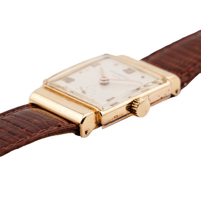 Patek Philippe - Ref. 1438 - 18k Roségold - Rechteckiges Gehäuse