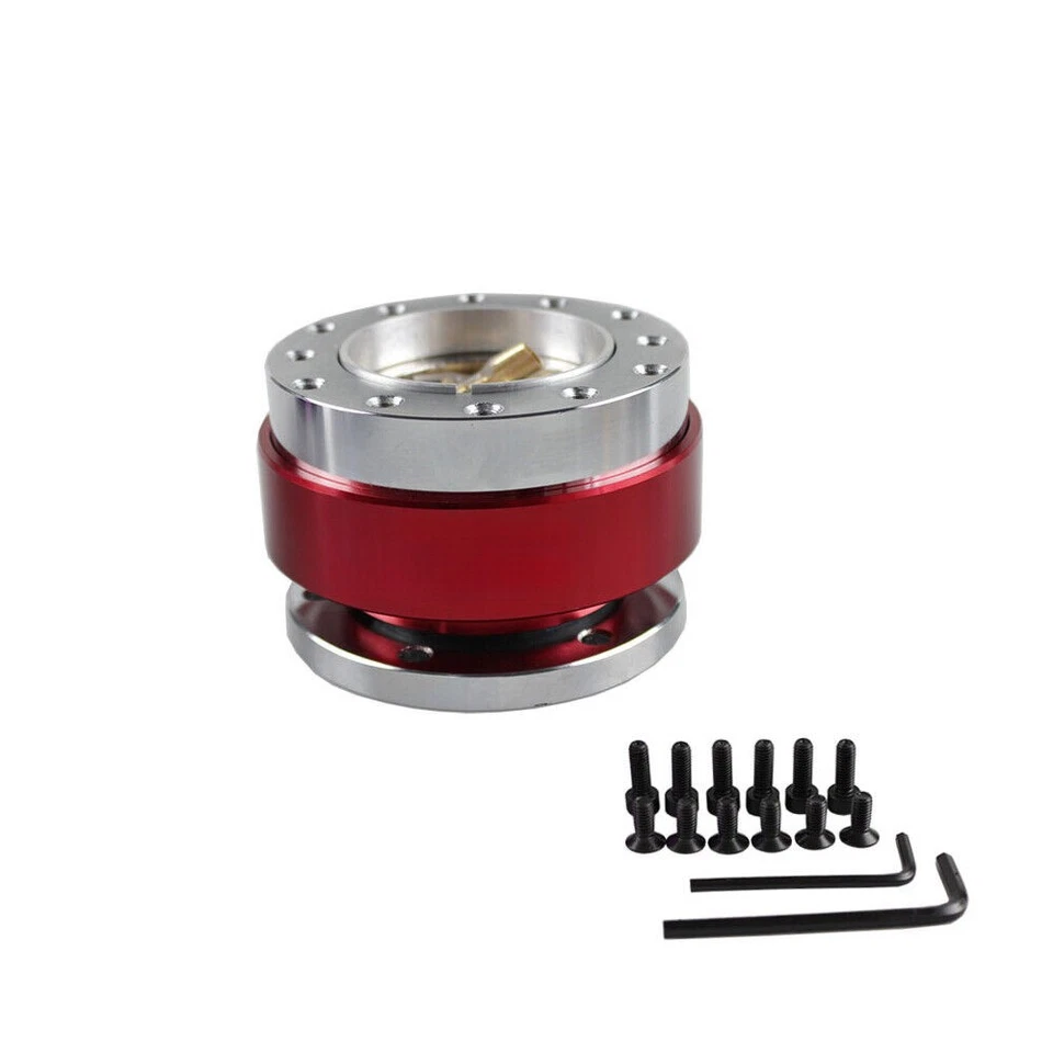 Volante de carro universal liberação rápida cubo adaptador encaixe kit chefe - Imagem 3 de 4
