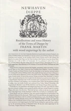 Frank Martin: Newhaven Dieppe PROSPECTUS Previous Parrot Press 1996