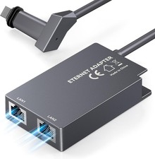 Dual-Port Starlink Ethernet Adapter for Gen 2 2 Devices , 1Gbps High-Speed Netw