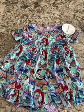 Showstopper Little Mermaid Bodysuit Twirl Short Sleeve 2t Bamboo