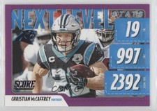 2020 Score Next Level Stats Purple Christian McCaffrey #NLS-CM 02b3