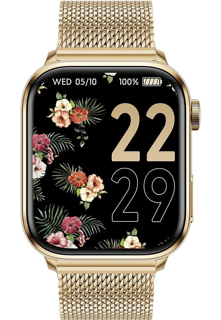 Montre connectée dorée Ice Smart 2.0 avec bracelet milanais chic en acier