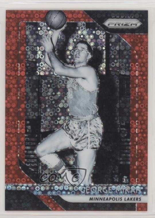 2018-19 Panini Prizm Fast Break Red Prizm 6/125 George Mikan #285 HOF 0ad