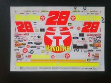 1997 Ernie Irvan #28 Texaco Havoline Ford 1:24 Decal - Slixx Waterslide Decals
