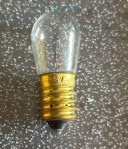 Bombilla incandescente E14 14V 5W de repuesto de luces navideñas vintage