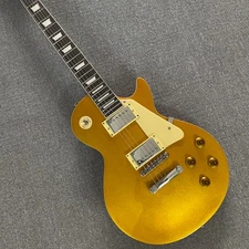 2010 LP Traditional Gold Top Electric Guitar - Chrome Hardware - Solid Body