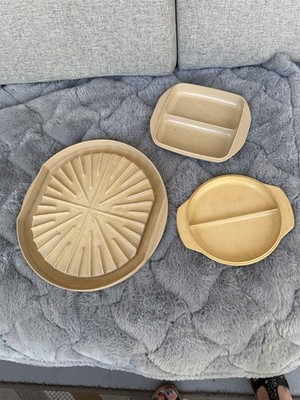 Vintage Microwave Cookware Anchor Hocking Rack Casserole and Regal