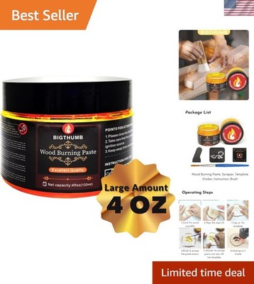 Wood Burning Gel Kit for Crafts DIY Wood Canvas Denim Burning Design Set