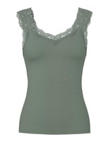 Pieces Lace Top JRS Noos, Damenoberteil, Schwarz, GrößE M, Baumwolle