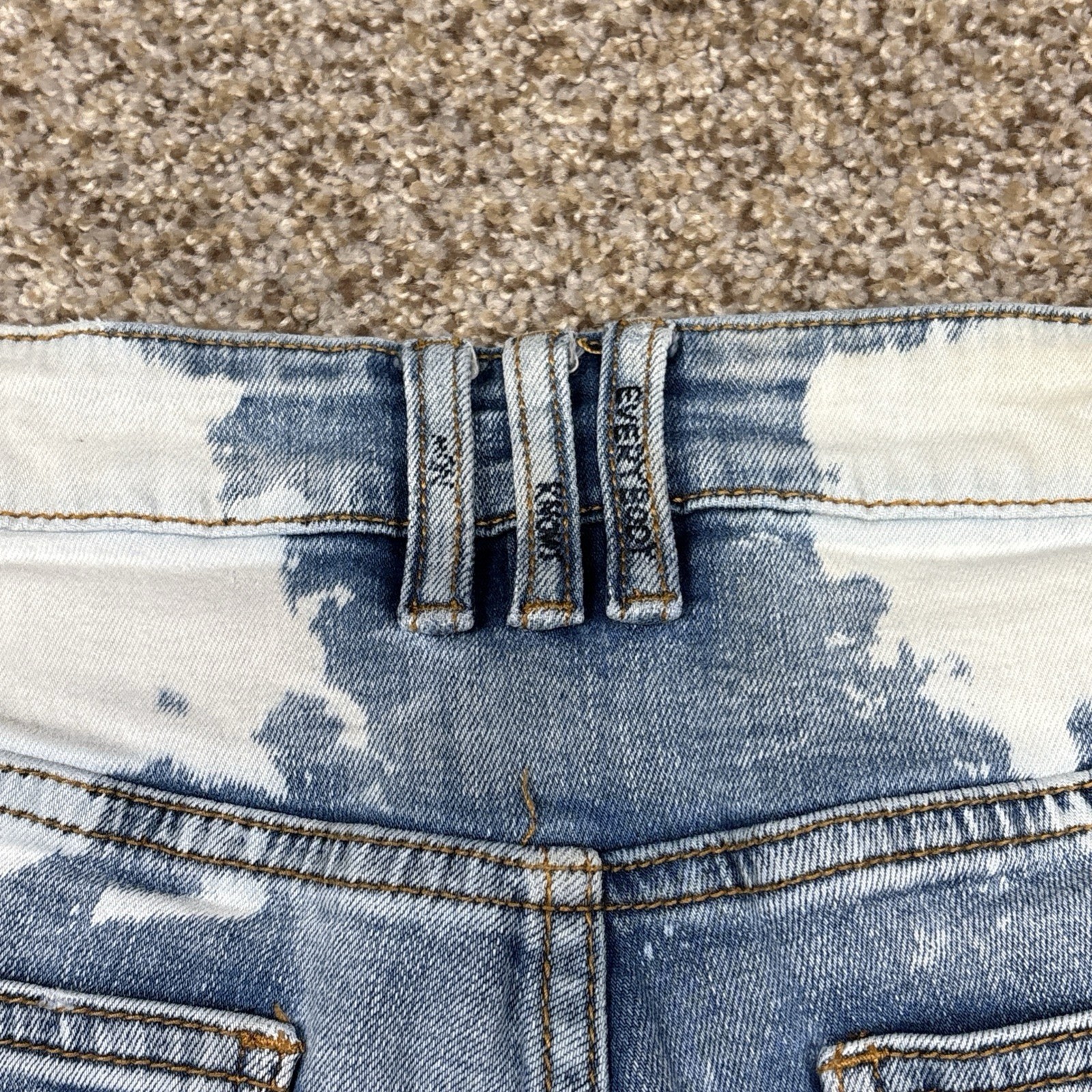 Crysp Distressed Skinny Jeans Men’s 32 X 30.5 Blue Stretch Denim Distressed - View 19