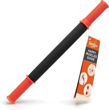 18in Massage Stick Portable Roller, Handheld, Deep Tissue Foam Rol...
