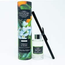 Country Candle Wellbeing 100ml Reed Diffuser Revitalise - Neroli & Basil