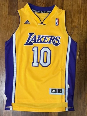 NICE! Steve Nash Jersey LA Lakers Adidas 2013 Youth Medium