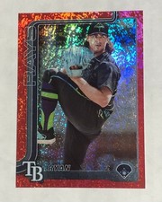 2025 Topps Chrome Ryan Pepiot #179 Red Refractor RC 3/5