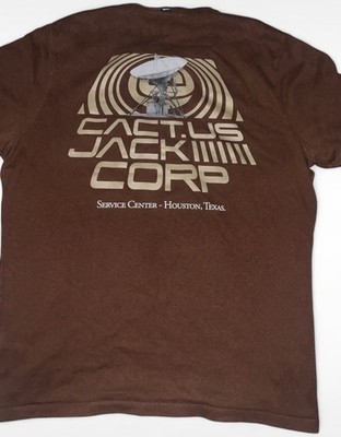 Travis Scott CACT.US CORP x Nike U NRG BH Brown T-Shirt XL