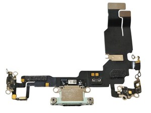 Flex Ladebuchse und Mikrofon Apple iPhone 15 A2846 ,821-04327-06-A Grün