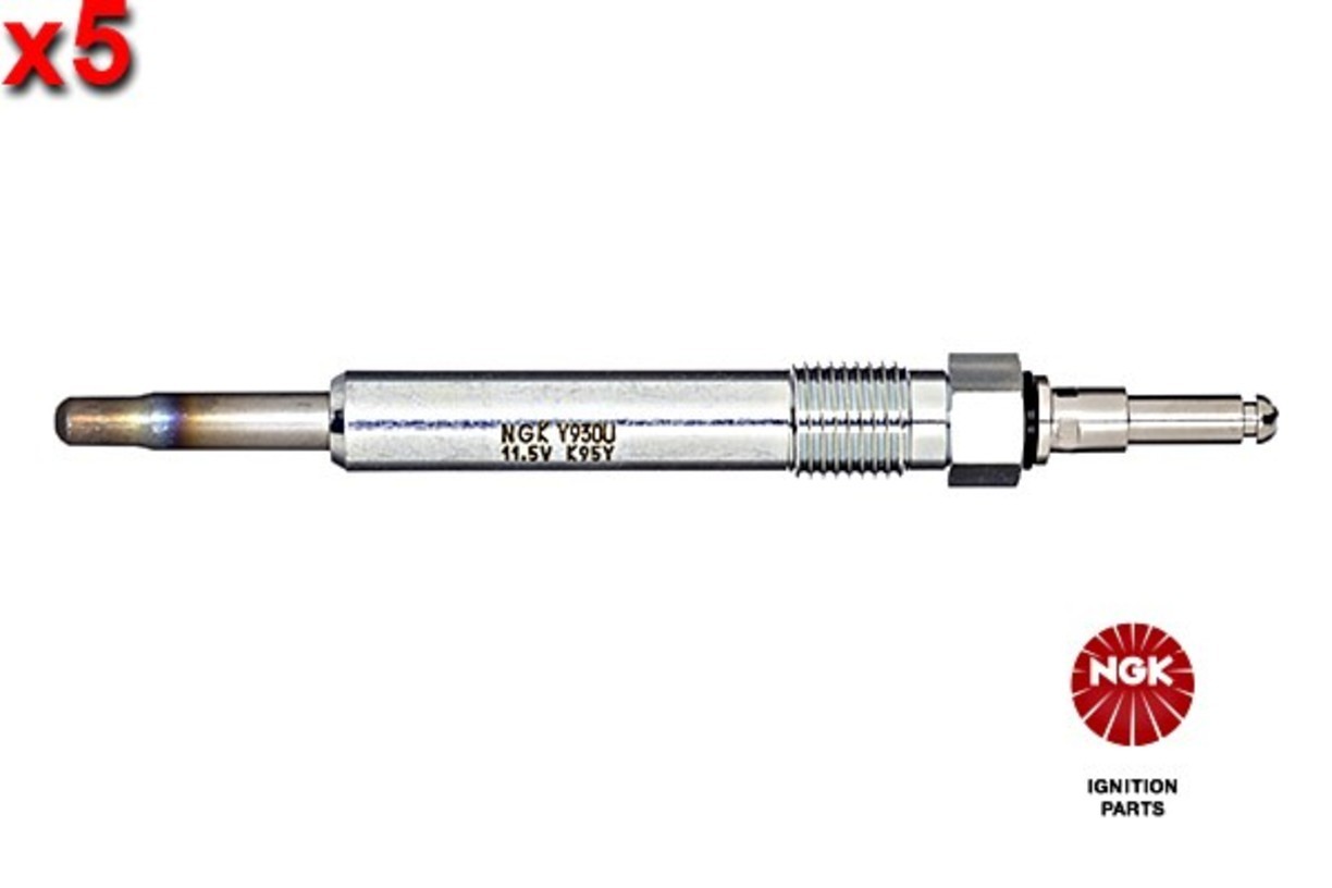 NGK 5x Glow Plug For MERCEDES S202 W202 S124 W124 S210 W210 93-02 A0011591501