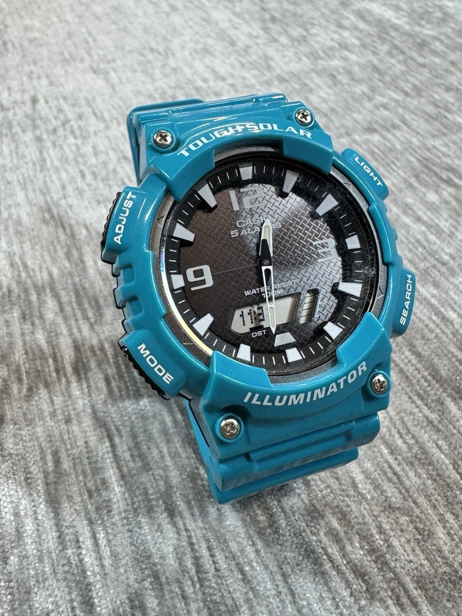 Casio Tough Solar illuminator Sports Watch AQ-S810W 5208 Blue