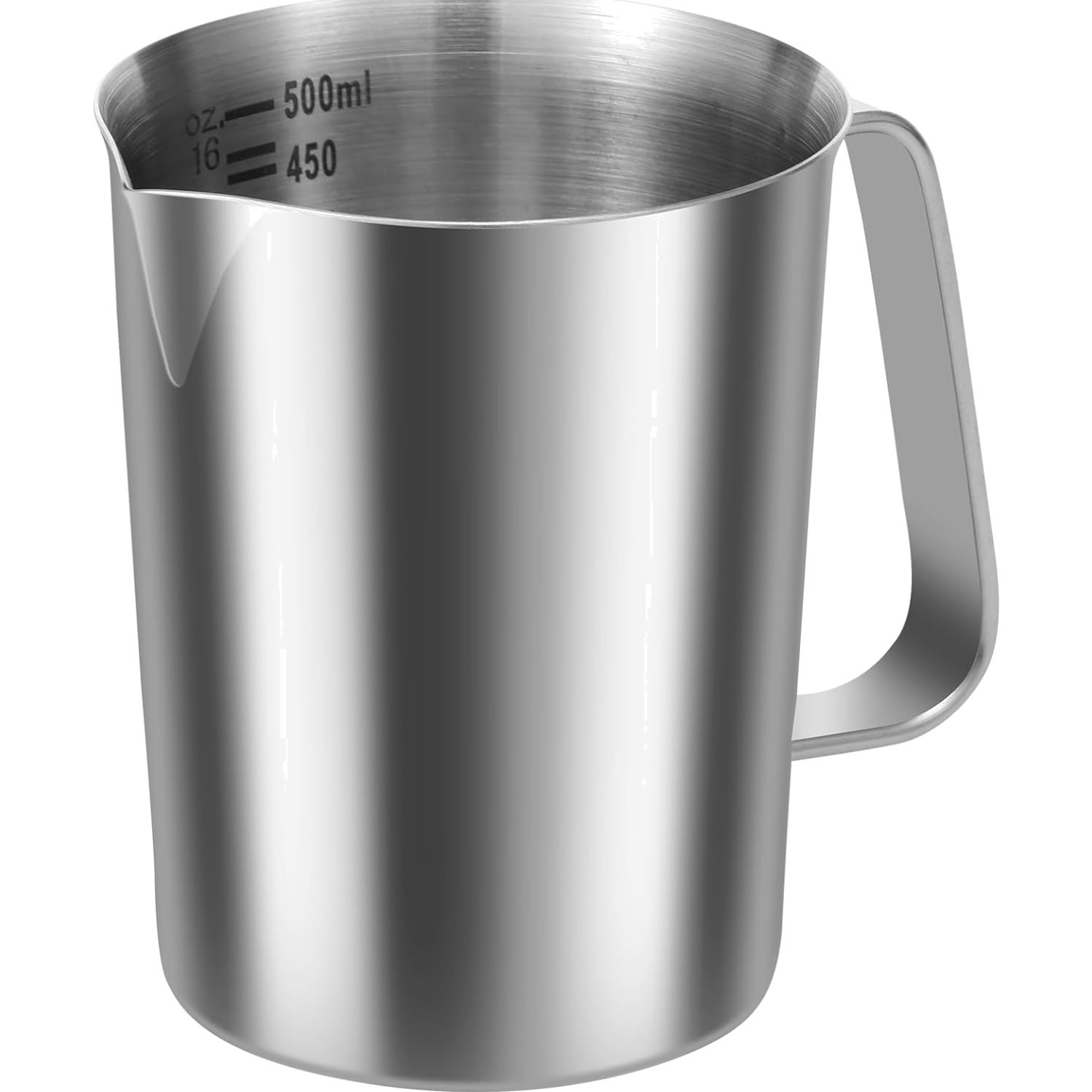 Edelstahl Messbecher 500ml Feinskala BPA-frei für Küche Restaurant Café