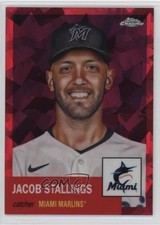 2022 Chrome Platinum Anniversary Red Atomic Refractor 60/100 Jacob Stallings 0c4