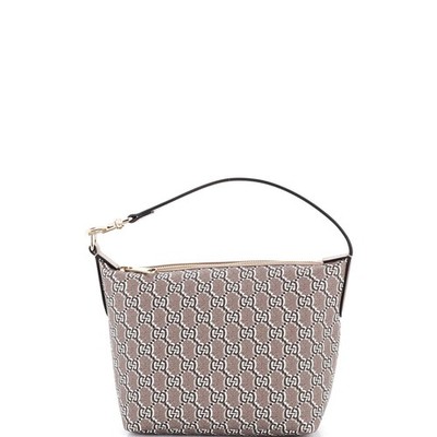 Gucci Ophidia Zip Shoulder Bag GG Shadow Coated Canvas Super Mini