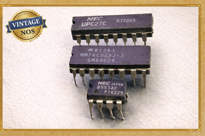 Vintage NEC Mitsubishi IC Lot uPC27C B553AC M174C929J-3 Audio Power SIP DIP