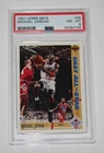 1991 Upper Deck Basketball Card #69 MICHAEL JORDAN Bulls Graded PSA 8 NM-MT