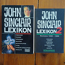 John Sinclair Lexikon 1 & 2   Romane 1 1500, ...